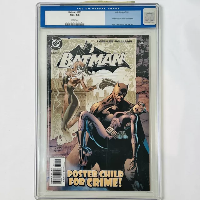 Batman #613 Graded CGC 9.6 (Old CGC Label) DC Comics May 2003 Hush Part Six