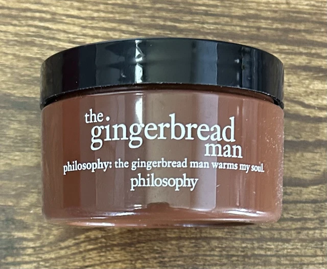 Philosophy THE GINGERBREAD MAN Glazed Body Souffle NEW Sealed 4 fl oz