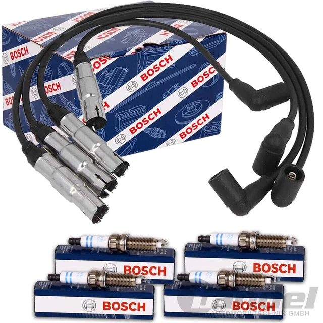 BOSCH Candele + Cavo Accensione Adatto A per Mercedes W124 S124 A124 C124