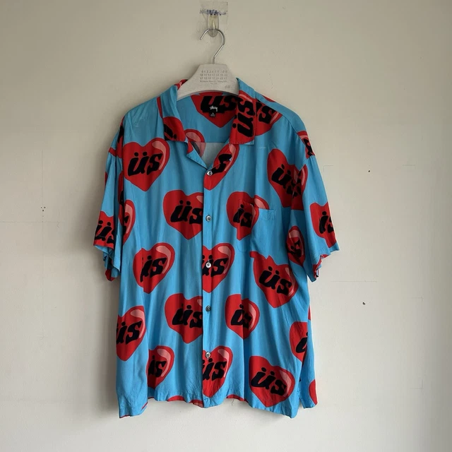 Stussy x CPFM Heart S/S Shirt Blue Red トップス 