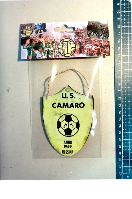 Fanion F.C. Messina - Gagliardetto Squadra Calcio - Made In Italy Vintage