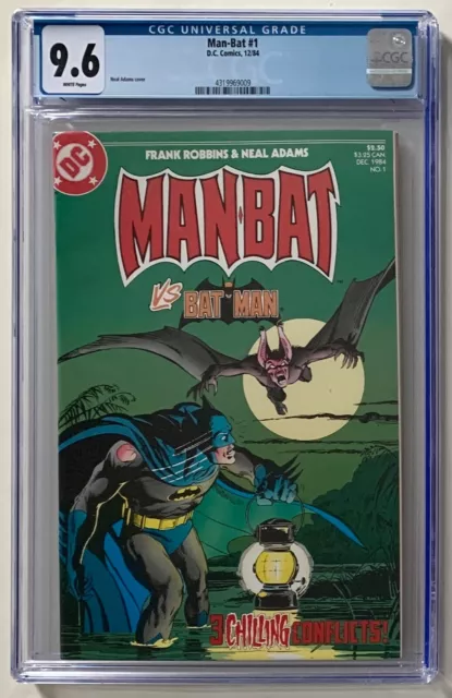 Man-Bat #1 vs Batman CGC 9.6 NM+ WP - Neil Adams Cover - DC Comics 1984