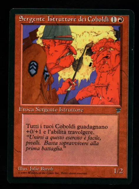 RUSH ITA Sergente Istruttore dei Coboldi - Kobold Drill NM MTG Magic Legends