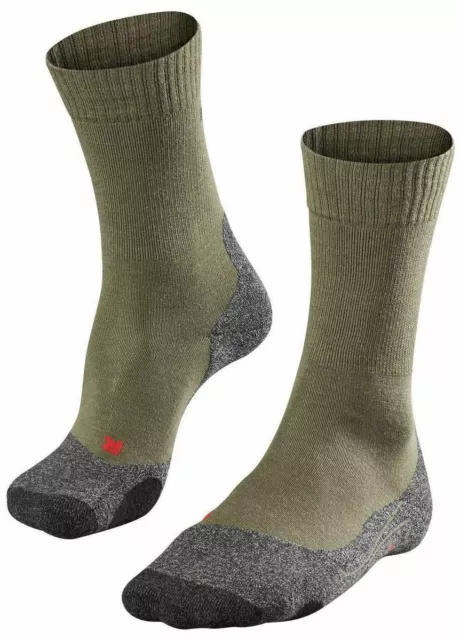 Falke Pour des hommes Trekking 2 Bloquer Polyproyle Chaussettes - vert