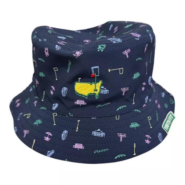MASTERS KIDS YOUTH Fit Navy Blue Augusta Icons Bucket Hat $79.99 - PicClick