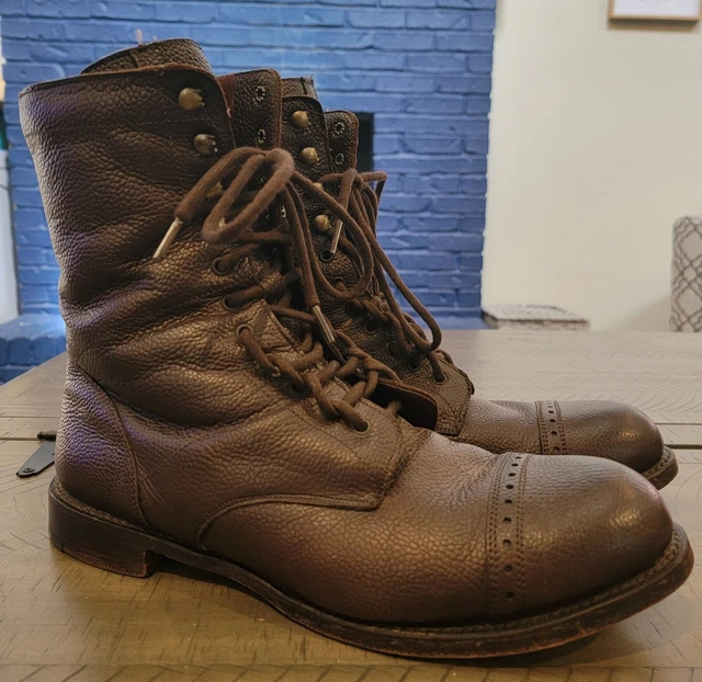 CHEANEY TIGER MOTH Brown Grain Dick Cheaney Aviator Style Boots Uk 9F 275.00 PicClick UK