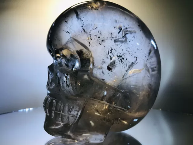 Das Dritte Auge Rauchquarz Kristallschädel Kristall Schädel Smoky Crystal Skull