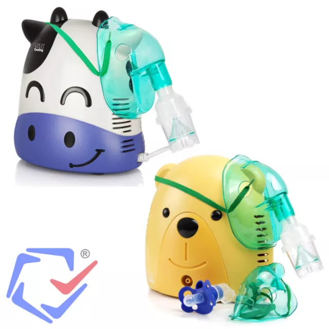 Inhaler Nebuliser Compressor For Children Babies Adults Drug Medicine Sprayer