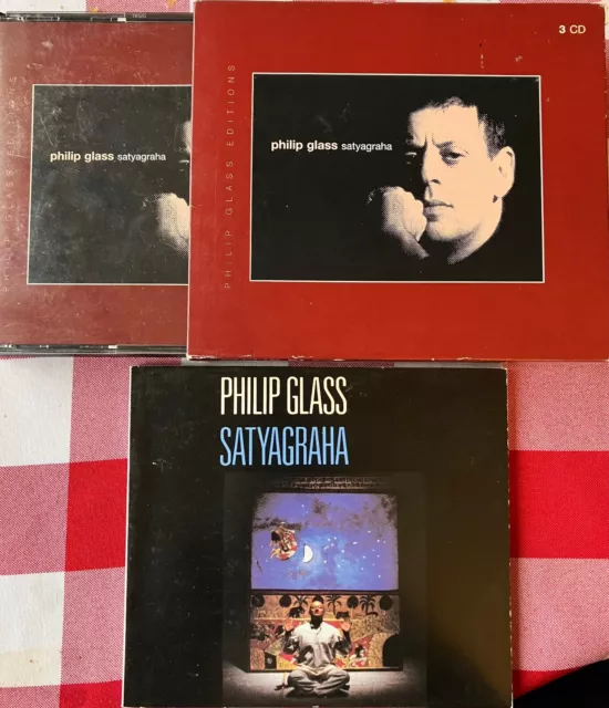 Philip Glass Satyagraha opera in three acts (2003) 3 x CD Boxset