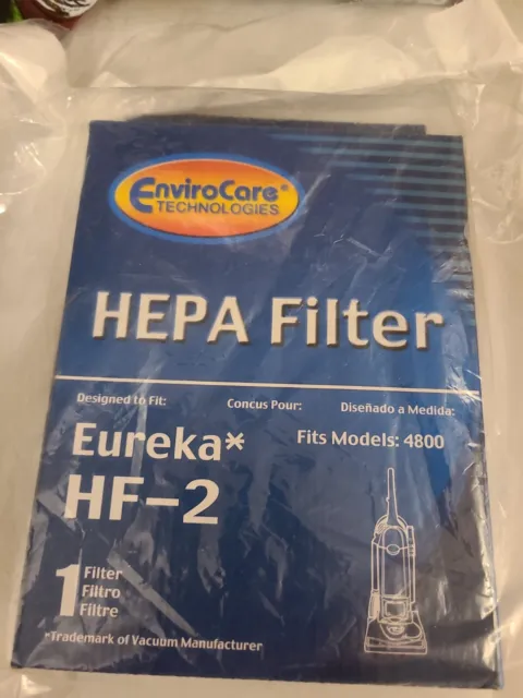 HEPA Filter Fits Eureka Vacuum HF-2 Models 4800 Qty 1