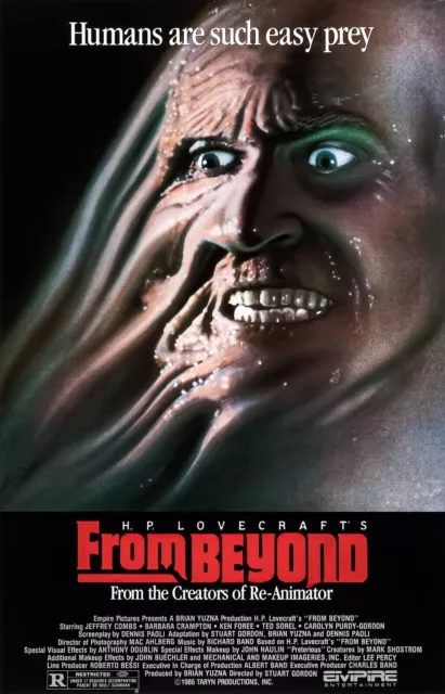 FROM BEYOND HORROR MOVIE POSTER Retro Classic Greatest Cinema Wall Art Print A4