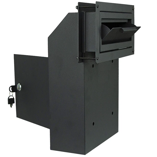 Door Drop Box for Mail, Rent, Deposit, and Night Key - Through The Doo...