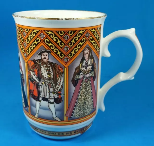 James Sadler- King Henry VIII and His Six Wives Fine Bone China Cup. England.