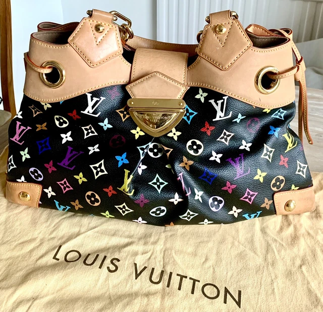 Louis vuitton black online colorful bag