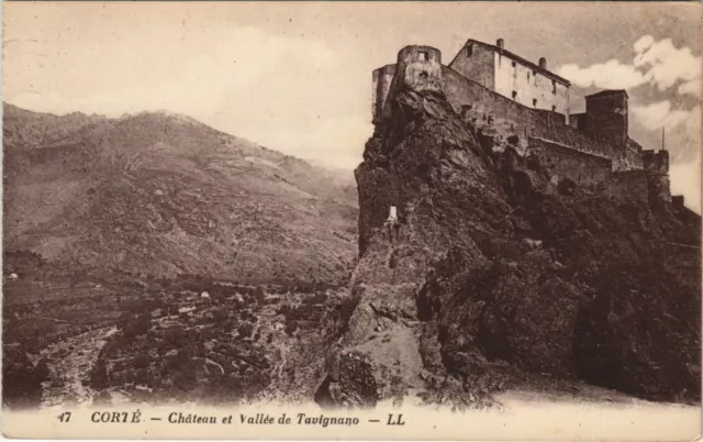 CPA Corte Chateau et Vallee de Tavignano CORSICA (1078578)