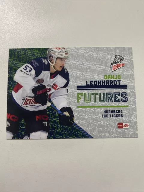 DEL Playercards 2023/24 Futures FU13 Danjo Leonardt Nürnberg Ice Tigers