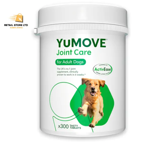 Lintbells YuMOVE Dog Joint Supplement for Stiff Older Dogs 300 Tablets