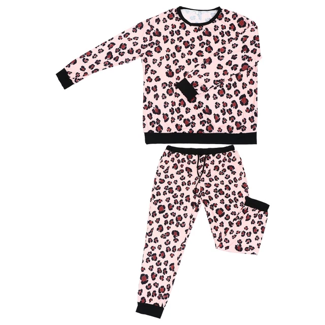 Pigiama poliestere donna leopardo pigiama per pigiama con stampa animale