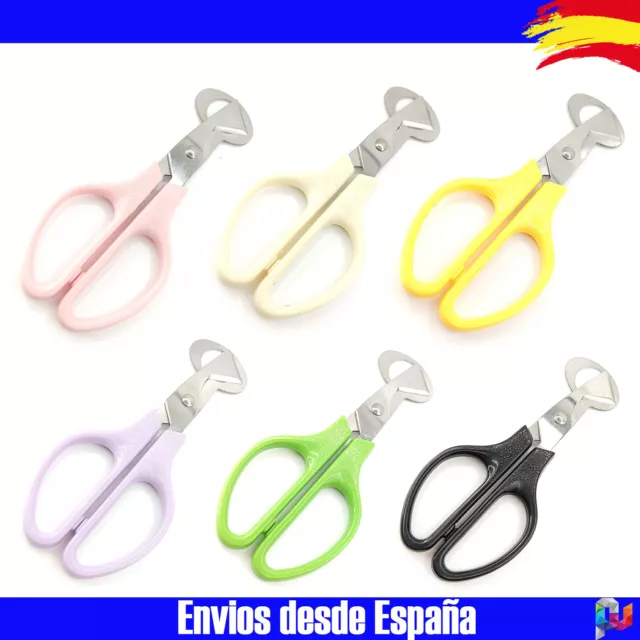 Tijeras para cortar huevos de codorniz en Acero inoxidable Colores a Elegir ES