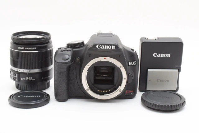 2200 SHOTS CANON Eos Kiss X3 Ef-S 18-55Mm F3.5-5.6 Is With