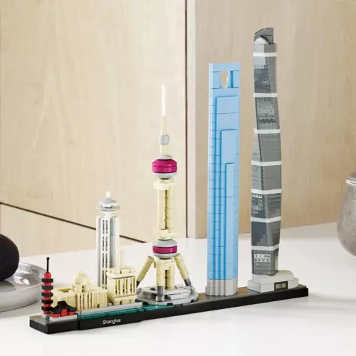 LEGO Architecture Shanghai 21039 Building Kit (597 Pieces) Multicolor 3