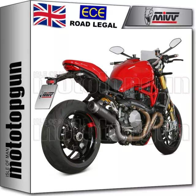 Mivv Exhaust Ok Gp-Pro Steel Black Ducati Monster 821 2020 20