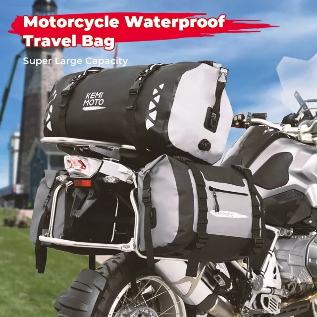 Sacoche De Guidon Moto étanche Noire – Pour BMW R1250GS, R1200GS, Voyage
