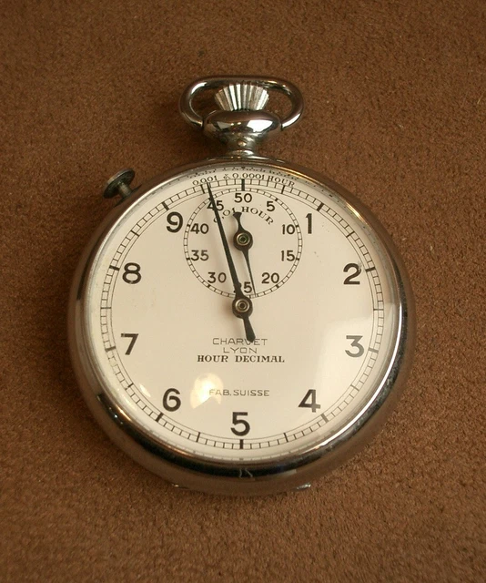 Cadran émaillé Ancien Montre Gousset 43mm Chronomètre Trinacria - Vintage Français