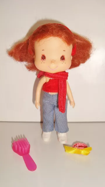 Charlotte aux Fraises Strawberry Shortcake Poupée + brosse+chouchou BANDAI 2002