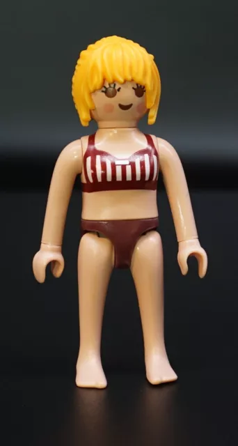 Playmobil Figur Frau Badeanzug Bikini Strand Schwimmen Urlaub Nr. 14613