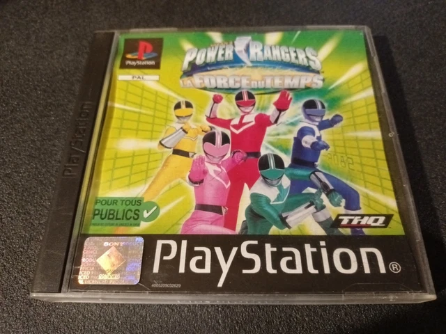 Jeu PS1 Power Rangers Rescue – Sans Boîte D'origine, Bon état, Quelques Rayures