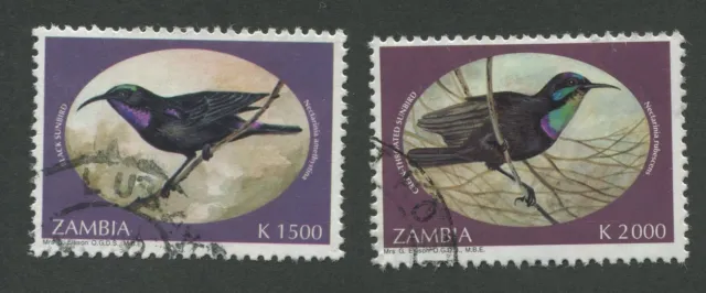 Zambia #637, 638 Used