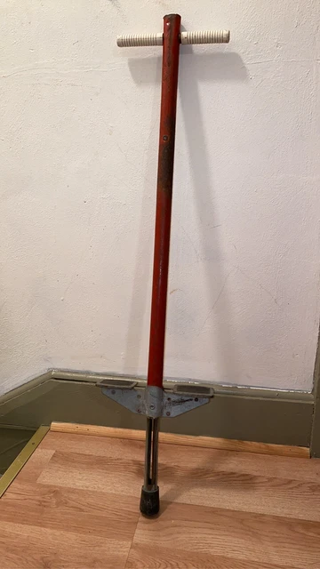 Antique 1950s Mid Century Kids/Adults Jumping POGO Stick Original Handle Grips
