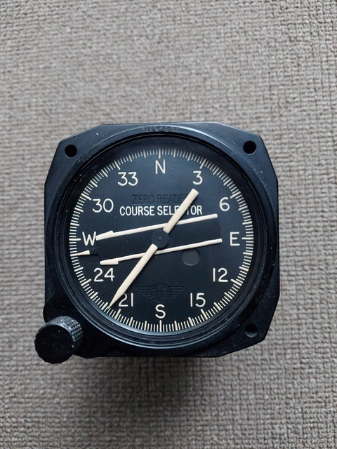 Flugzeug Instrument RAF 50er Jahre, Kursgeber, Sperry Course Selector 6A/3120