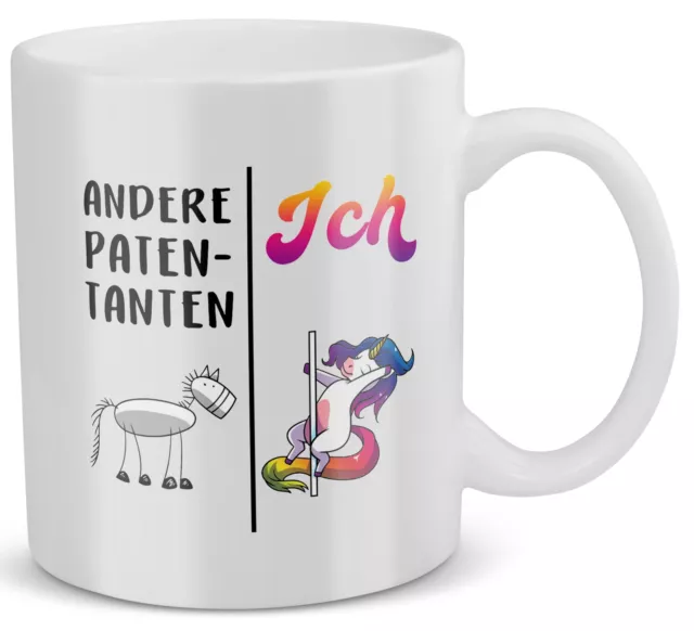 Patentante Geschenk Taufpatin Tasse Patin Geburtstag Weihnachten Idee Frauen