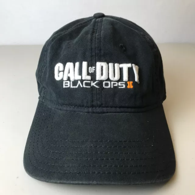 Call Of Duty Black Ops 2 Hat Cap Black Adjustable Snap Back Miltary Video Game