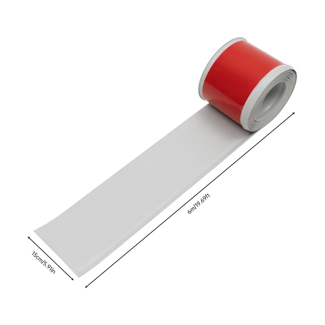 PVC WALL BASE Baseboard Molding Trim Flexible with Peel and Stick