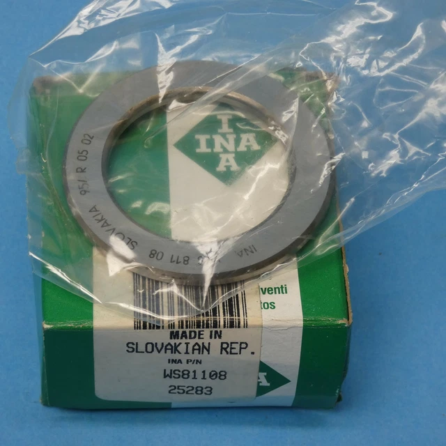 INA WS81108 Flat Race Bearing Thrust Washer 60 X 40 X 3.5 mm New