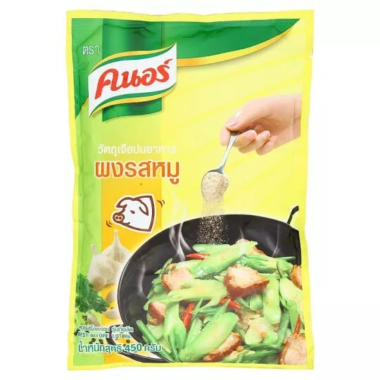 KNORR BASIC SEASONING Powder Pork Flavour 425 g. Thai Stir Fried Salad