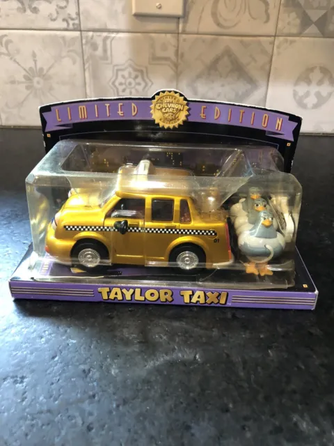 The Chevron Cars Taylor Taxi Limited Edition 2001 With 🍭RARE Activity Book🍭