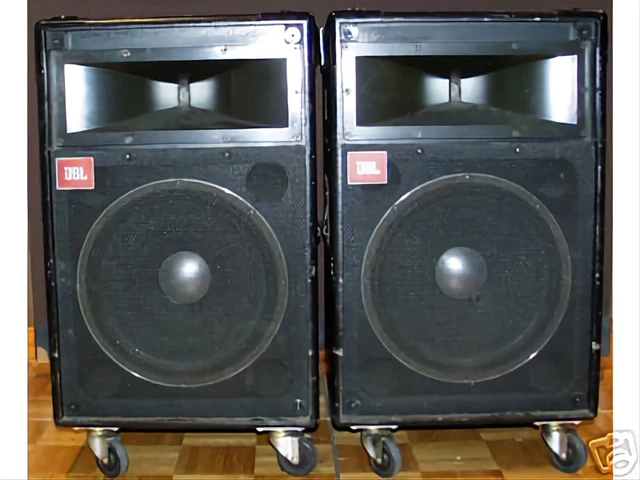 JBL PRO SERIES Caberet Speakers 4691B Pair With Covers, 400Watts, 8Ohm, 109 lbs.