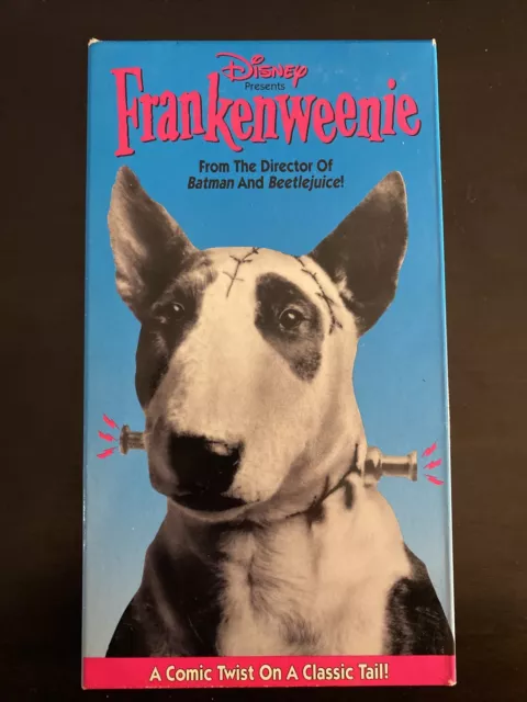 Frankenweenie VHS, 1992 Tim Burton Short Film Very Rare Shelly Duvall DISNEY