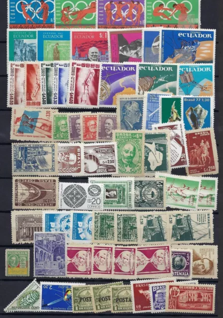 BRAZIL ECUADOR PARAGUAY HONDURAS MEXICO BOLIVIA GUATEMALA 1920s 1970s COLLECTION