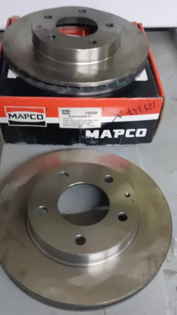 Mapco 15530 Coppia Dischi Freno Anteriore Per Mazda 626 - Mx-6 - Premacy