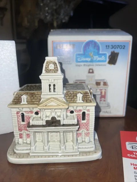 NEW! Sears Disney Magic Kingdom Collection MAIN ST. CITY HALL 1988 w/Box Vintage