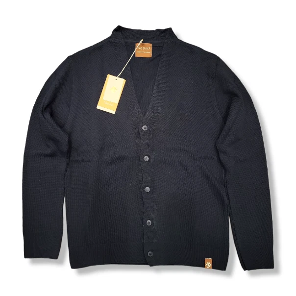 Maglia UOMO cardigan con bottoni "SQUAD" Blu Tortora S - L - XXL
