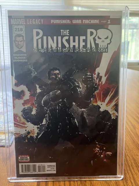 Punisher Vol 2 #218 War Machine Part One Softcover Marvel Comic
