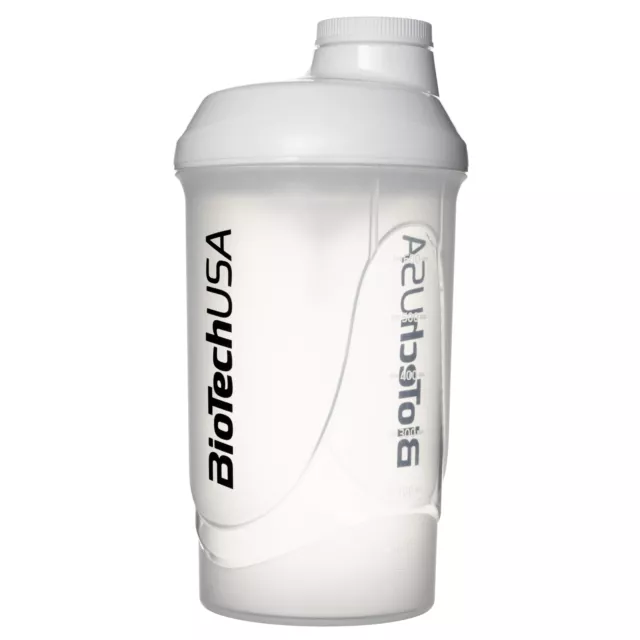 BioTech USA Shaker Wave Trasparente, 600 ml 3