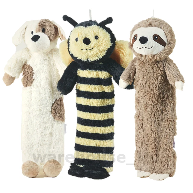 Warmies Peluche 3D Larga Botella de Agua Caliente Juguete Suave Cubierta Extraíble