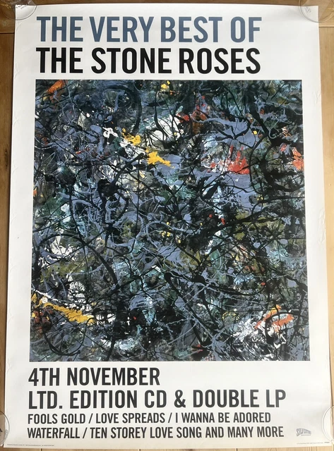 STONE ROSES ORIGINAL Record Store Release Poster - Silvertone Records ...
